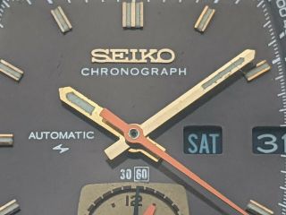 Vintage Gents Seiko Monaco Chronograph 7016 - 5029 Running Well