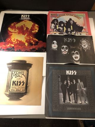 Kiss The Originals 3 Lp Set W/ Booklet Vinyl Ex