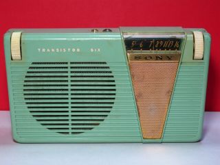 Rare 1950s Vintage Sony Tr - 67 Historical Transistor Radio Loud