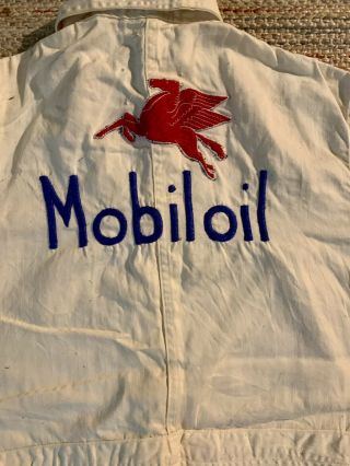 Vintage Sweet Orr Mobil Oil Gas/service Station Coveralls Pants - Rare