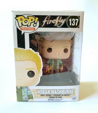 Funko Pop Television | Firefly Hoban Washburne 137 | Rare Vaulted | Boxed