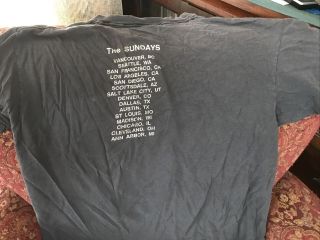 Vintage The Sunday’s USA Tour T Shirt XL Men ' s,  Worn 2