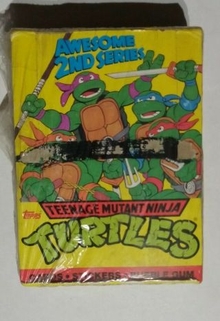 Topps Tmnt Teenage Mutant Ninja Turtles 2nd Series Wax Box 48 Pack