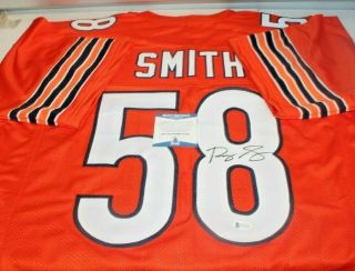 Roquan Smith Autographed Signed Chicago Bears Orange Jersey Jsa 1