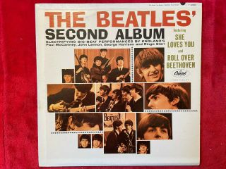The Beatles Second Album Lp 1964 Capitol T - 2080 Mono Rock 33rpm Usa Ex