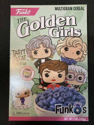 Funko The Golden Girls Cereal Box With Pocket Pop Exclusive Inside