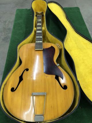 Vintage Kay Archtop Acoustic Guitar Or Restoration