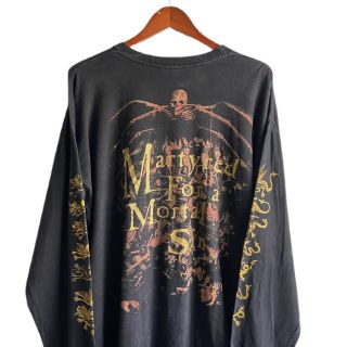 Vintage 90s Cradle Of Filth Martyred For A Mortal Sin Long Sleeve Shirt 4