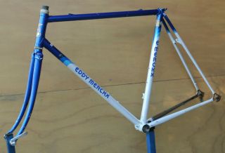 Vintage Eddy Merckx Professional Team Panasonic Columbus Slx Frame Frameset 55cm