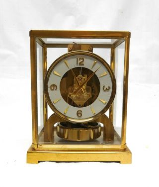 Vintage Swiss Jaeger Lecoultre Atmos Brass Perpetual Motion Clock Sn 102472
