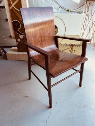 Fantastic Mid Century Modern Rosewood Armchair By Keno Brothers