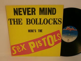 70s Punk Rock Sex Pistols Never Mind Bollocks 1977 U.  K.  Vinyl Lp