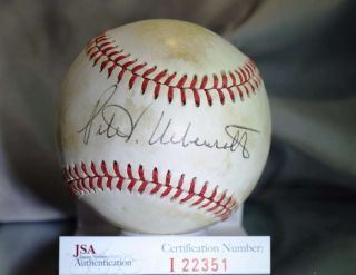 Peter Ueberroth Jsa 1987 All Star Autograph Baseball Authentic Signed