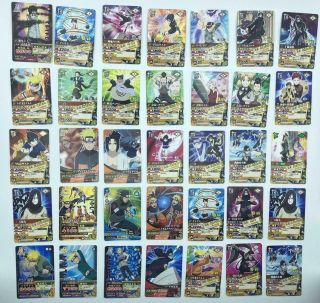 Naruto Ultimate Card Battle 70 Trading Cards Set 2005 Bandai Japan Anime