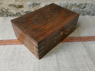 An Antique Brass Inlaid Anglo Indian Chiniot Box 3