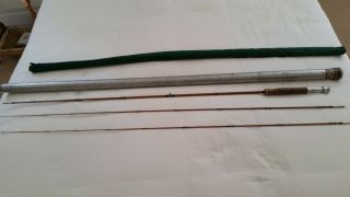 Vintage Split Bamboo Fly Rod,  Walton Powell,  5/6/7wt.  2tips,  Length 8 