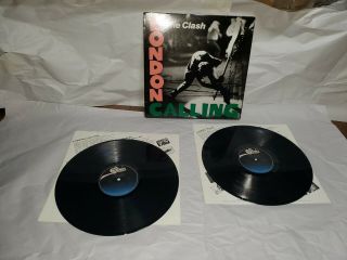 The Clash - London Calling Double Vinyl 2 Lp Us 1979 Cbs Epic Double Set