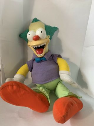 2001 The Simpsons Treehouse Of Horror Talking Krusty The Clown Evil Doll