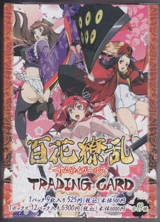 Hyakka Ryoran Samurai Girls Trading Card Box Japanese