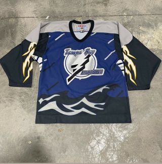 Vintage Nhl Tampa Bay Lightning Hockey Jersey Size M