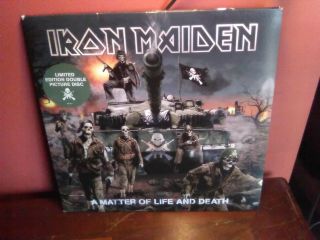 Iron Maiden Matter Of Life & Death Picture Disc Vinyl 2 Lp 2006 Bruce Dickinson