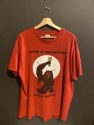Vintage Type O Negative Wolf Moon Tshirt Size Xl