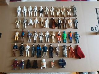 51 Vintage Kenner Star Wars Loose Figures 3.  75 From 1979 80 83 - 1 Owner No Case