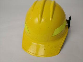 Vtg Yellow Bullard Hard Hat Wildfire Series Fire Helmet Vintage - - Rare