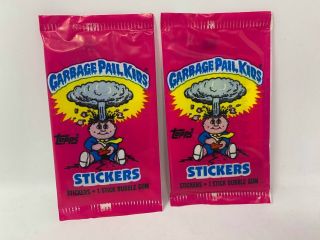 Topps Garbage Pail Kids Series 1 1985 Uk Version Mini Card Pack (2 Packs)
