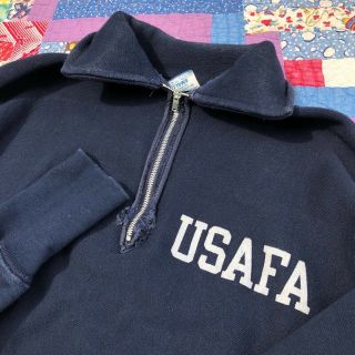 Vtg 70s Champion Reverse Weave Sweatshirt Medium Usafa Air Force Academy 1970s