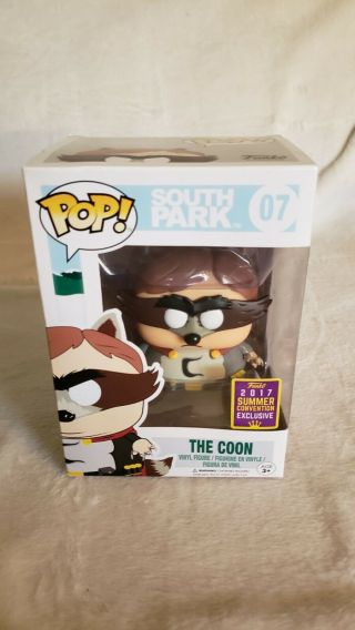 Funko Pop South Park 07 The Coon 2017 (damage) Summer Convention Vaulted
