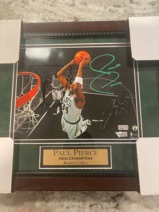 Paul Pierce Signed/autograph 8x10 Framed Photo.  Celtics Auto With.  The Truth
