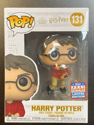In Hand Funko Pop Harry Potter Flying On Broom 131 Funkon Summer Exclusive Sdcc