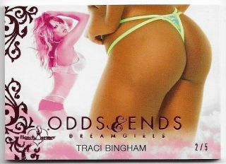 2018 Benchwarmer Dreamgirls Traci Bingham Odds & Ends Butt Card /5 Baywatch Hot