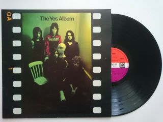 The Yes Album Atlantic 2400 101 Steve Howe Chris Squire Red Maroon Label