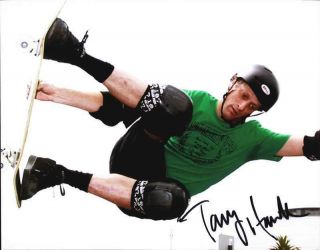 Tony Hawk Authentic Signed Skateboarding 8x10 Photo W/cert Autographed A0066