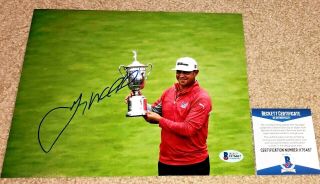 Gary Woodland Signed 8x10 Photo 2019 Us Open Golf Masters Kansas 2020 Pga Bas C