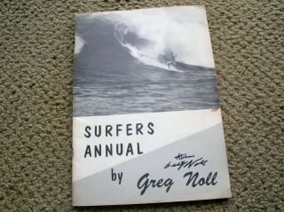 Rare Vintage Greg Noll Surfers Annual Surfing Surfboard Surf Rick Griffin 1960s