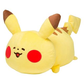 Pokemon Center Plush Doll Cushion Yurutto Pikachu 4521329253718