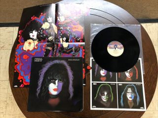 Kiss Paul Stanley Solo Album 1st Edition 1978 Poster - One Owner -