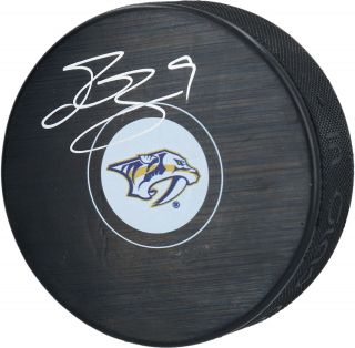 Filip Forsberg Nashville Predators Autographed Hockey Puck