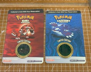 Pokemon Ruby & Sapphire Gba Limited Edition Collector 