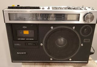 Sony Cf - 490s Mono Vintage Boombox - Great Sound From A Rare Classic.