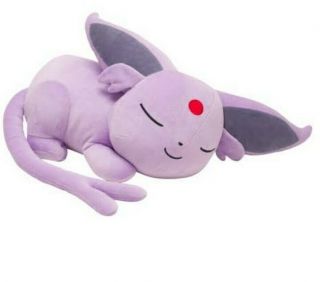 Pokemon Center Plush Doll Sleeping Espeon Japan Official Import