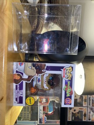 Funko Pop Movies: Taz Space Jam 414 (limited Edition Chase) W/ Soft Protector
