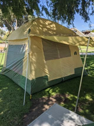 Vintage Coleman Nomad Tent 10x10 8440 - 800 RARE Very 4