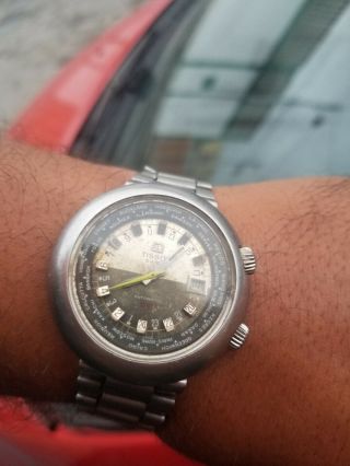 Vintage Tissot T12 World Time Ref: 44645 Automatic Watch