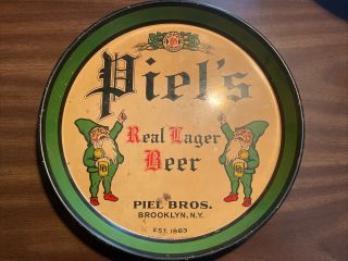 Vintage Piel’s Real Lager Beer Tray 1930’s