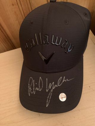 Callaway Cap Signed By Phil Mickelson.