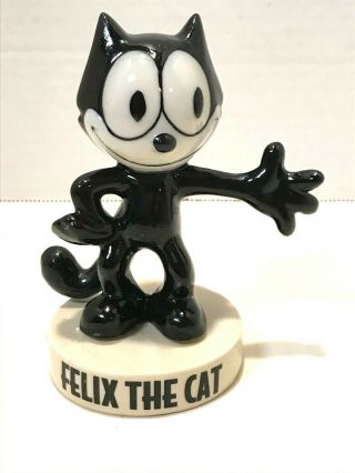 Vintage 1980s Fossil Limited Edition Ceramic Felix The Cat Figurine - Rare